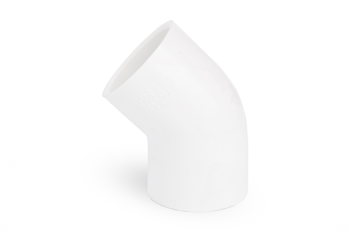 CODO PVC 45° DE 1.5_ LUCKY ASIA